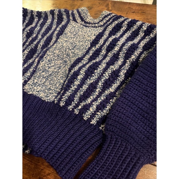 Vintage Handmade Granny Core Cropped Cardigan Sweater SzS Buttons Artisan Made - Picture 16 of 16